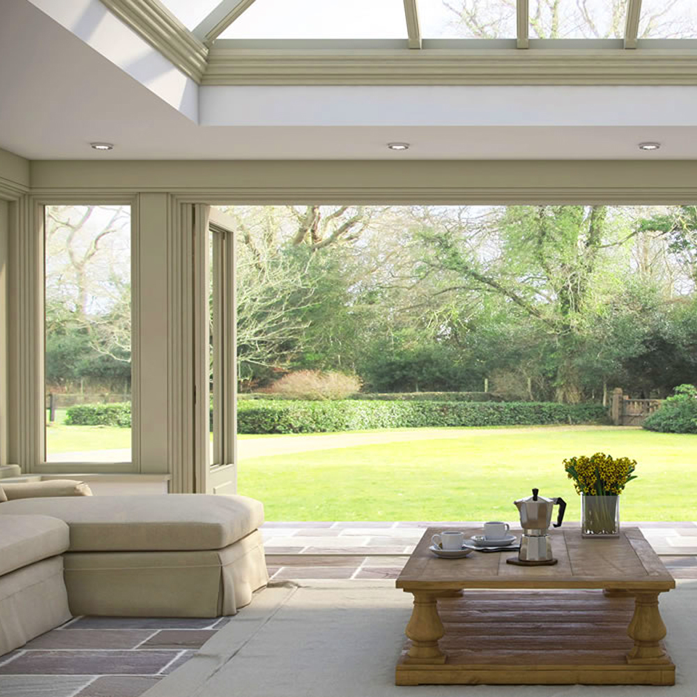 Garden room ceiling speakers